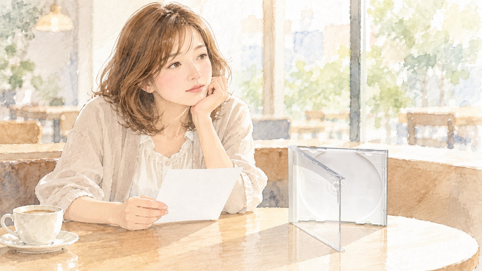 投票用紙を手に応援を考える2009年のファンのイラスト