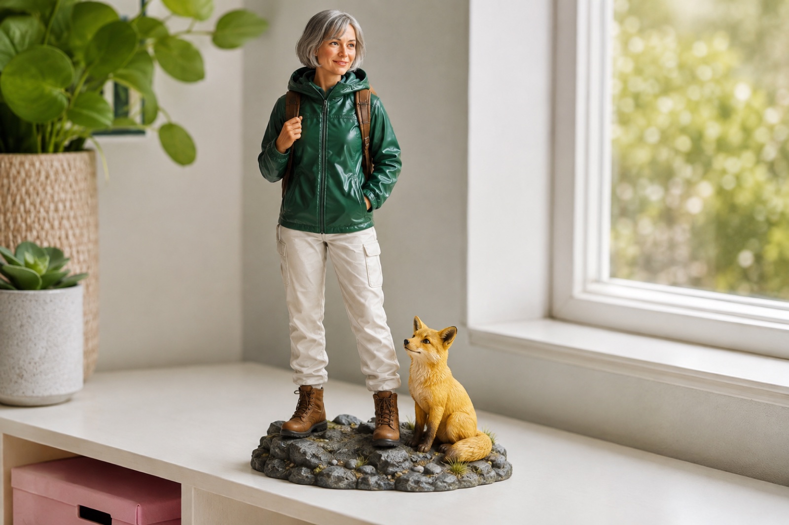 棚に並ぶフィギュアのイメージ