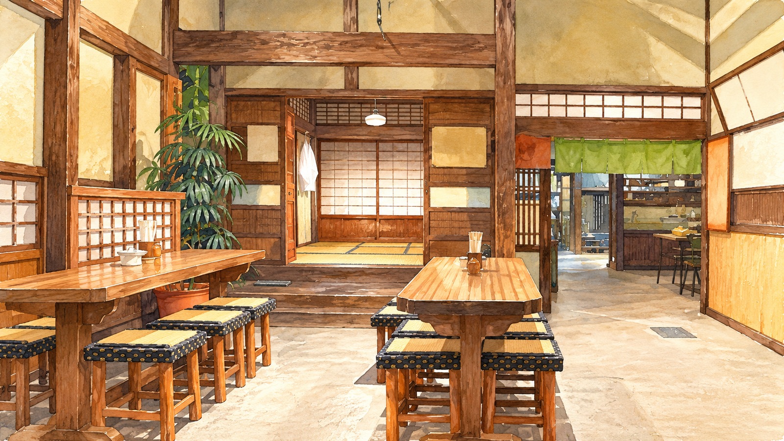 寅さん記念館のくるまや撮影セット