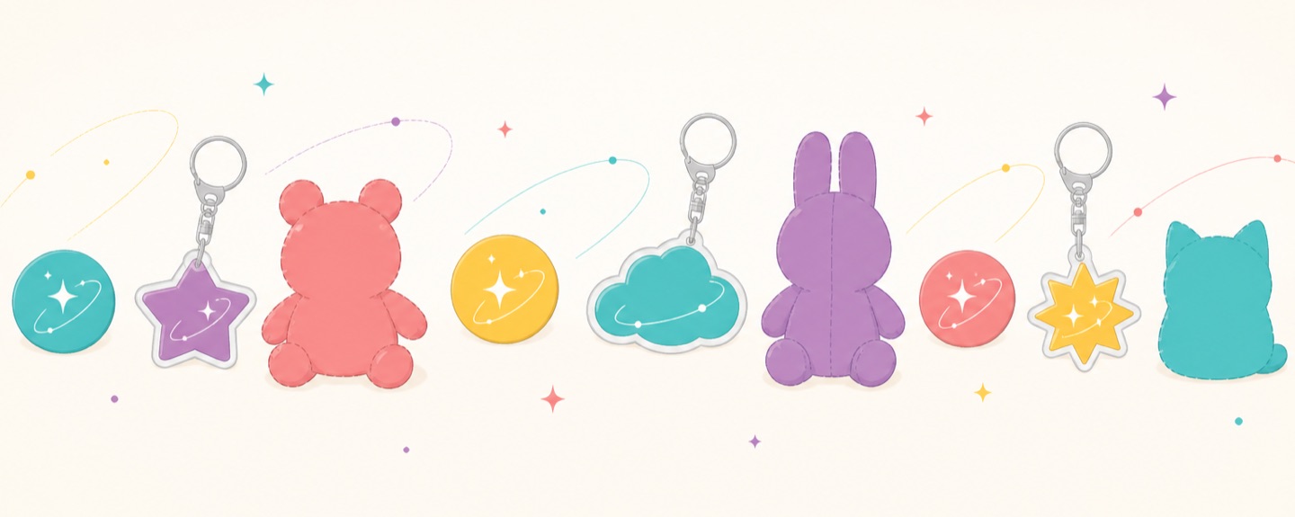 推し活×グッズのイメージイラスト
