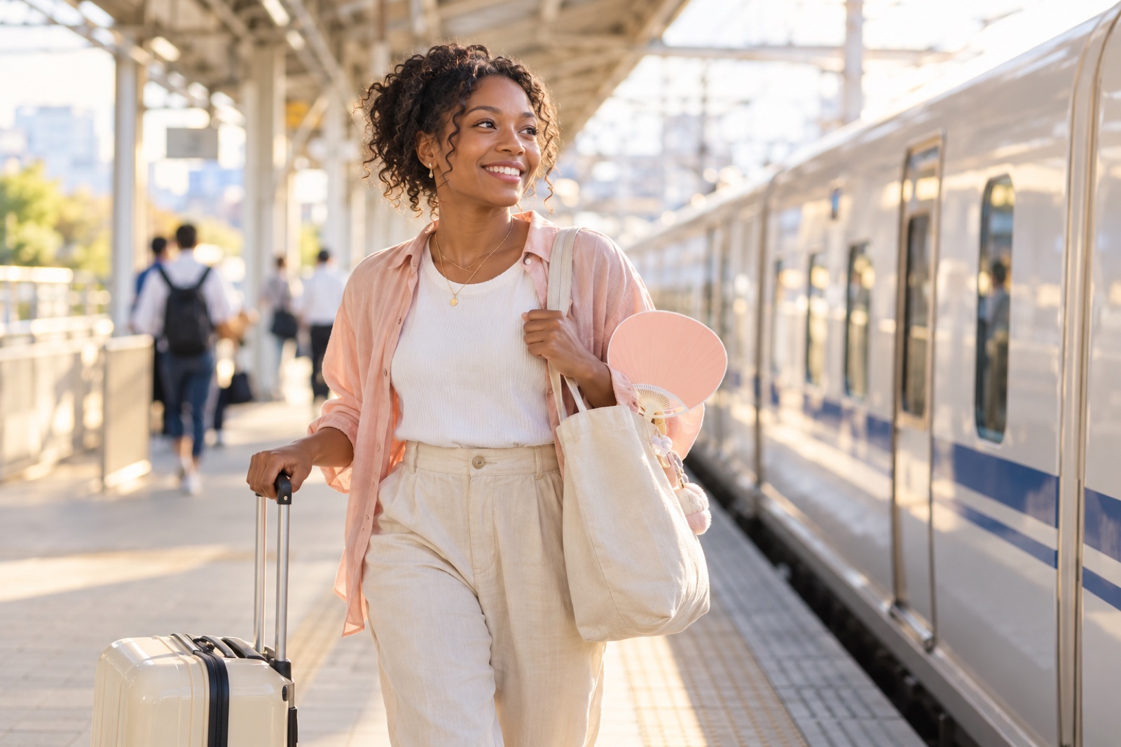 An image of ensei, traveling to see your oshi