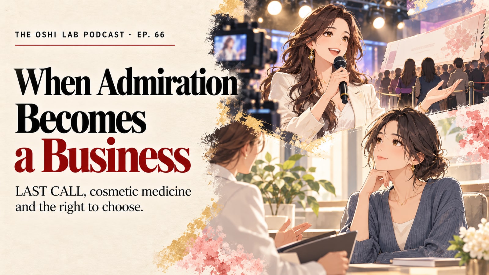 LAST CALL and Cosmetic Medicine: When Admiration Becomes a Business (The Oshi Lab podcast, episode 66)